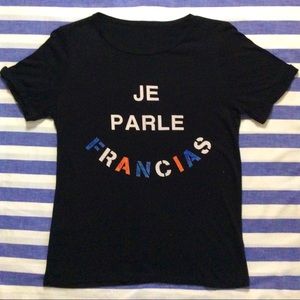 « Je Parle Francias » T-shirt